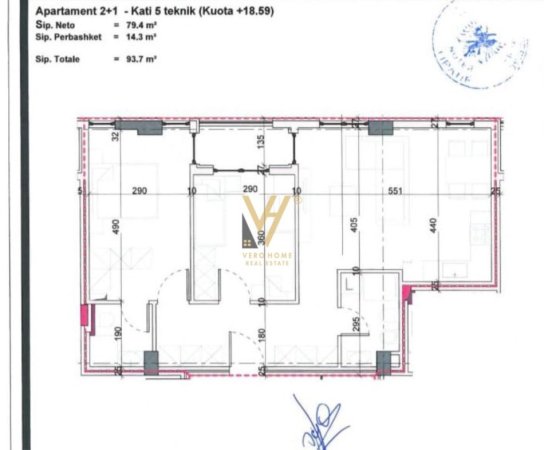 SHITET APARTAMENT 2+1+BLK TE KOMPLEKSI NOVUS , BULEVARDI 182.715 EURO