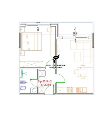 SHITET APARTAMENT, RESIDENCE, GOLEM, 79.920 EURO