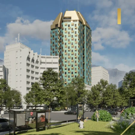 Apartamente në shitje tek 9-katshet - Kulla Bazaar Gate