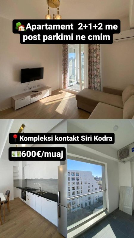 Apartament me qira Siri Kodra Kompleksi Kontakt