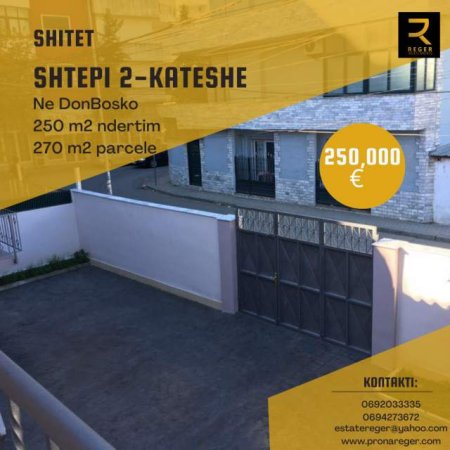 Tirane, shitet shtepi 250 m² 250.000 Euro (Don Bosko)