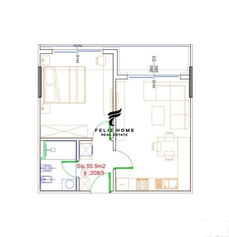 SHITET APARTAMENT,LIBURNA REZIDENCE,GOLEM,79.920 EURO.