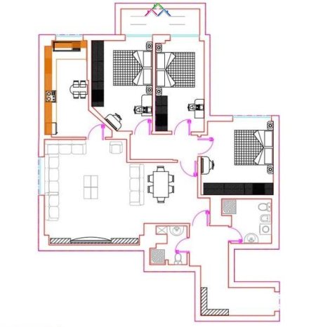 Apartament Me Qera 3+1 Prane Maternitetit Te Ri (ID B2394) Tirane