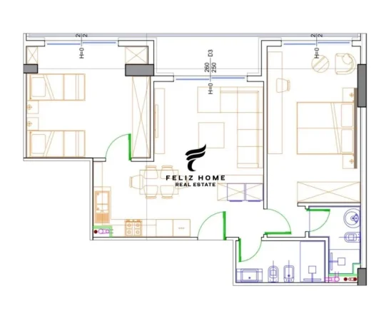 SHITET APARTAMENT,LIBURNA REZIDENCE,GOLEM,128.592 EURO.