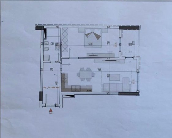 Apartament 1+1 Bulevardi i Ri 90.700 euro