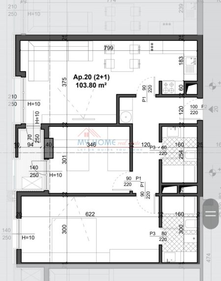 Apartamenti 2+1 ne Shitje tek Ish Fusha e Aviacionit(Saimir)