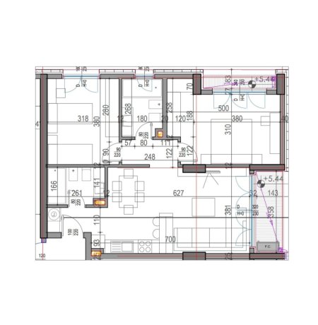 Eksluzve- Shitet Apartament 2+1+2 ZEMRA FUSHES AVIACIONIT