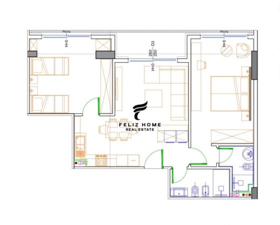 SHITET APARTAMENT,LIBURNA REZIDENCE,GOLEM,128.592 EURO.