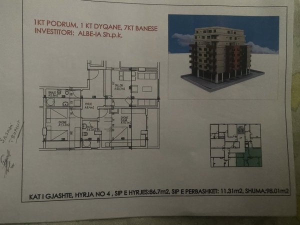 📣OKAZIONE‼️

🔱APARTAMENT  2+1 NE SHITJE NE DURRES