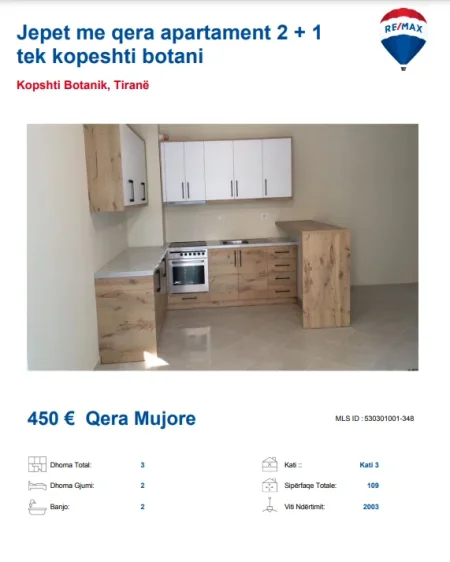 me qira kopshti botanik