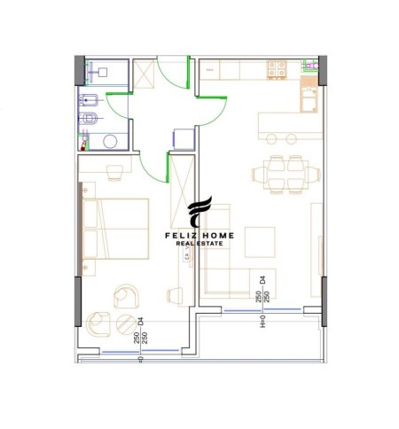 SHITET APARTAMENT 1+1 85 M2 LIBURNA REZIDENCE GOLEM 102.384 EURO