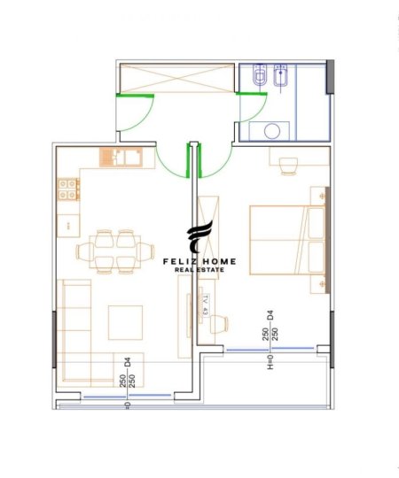 SHITET APARTAMENT 1+1 LIBURNE REZIDENCE GOLEM 86.640 EURO