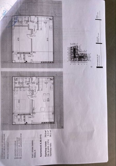 Shitet apartamenti 1+1 105.000€, Spitali Nene Tereza perballe Spitalit Amerikan 2.