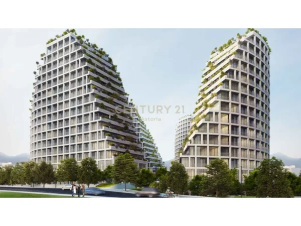 SHITET APARTAMENT 3+1+2 DHE 2 POSTE PARKIMI TE LAKE VIEW