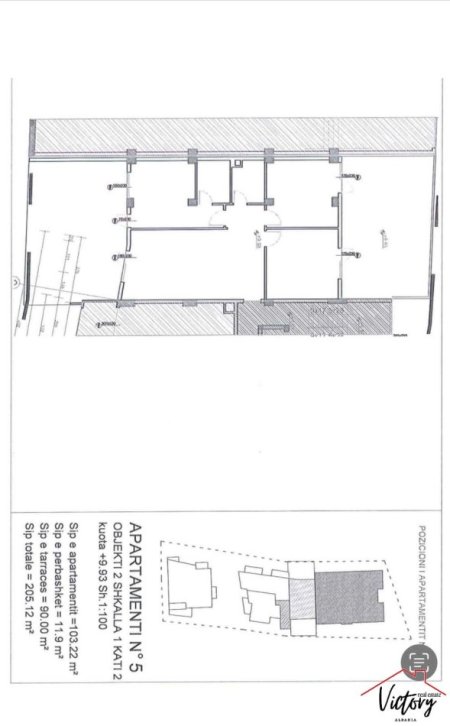 SHITET APARTAMENT 3+1 TE KOPSHTI ZOOLOGJIK.