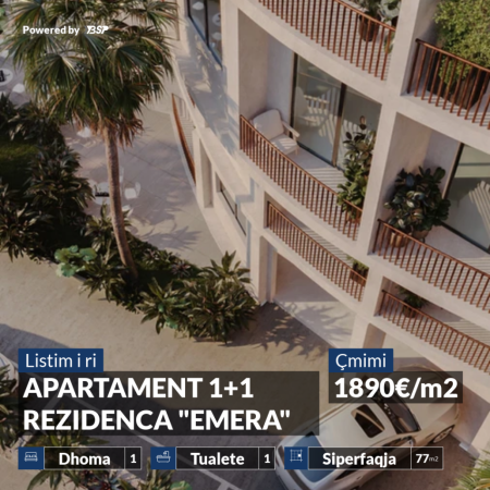 APARTAMENT 1+1 NE REZIDENCEN "EMERA"