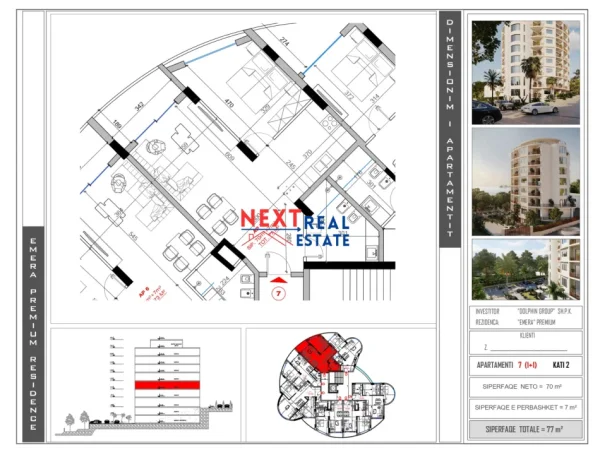 REZERVO PRONEN VETEM ME 500€! APARTAMENT 1+1 NE REZIDENCEN "EMERA"