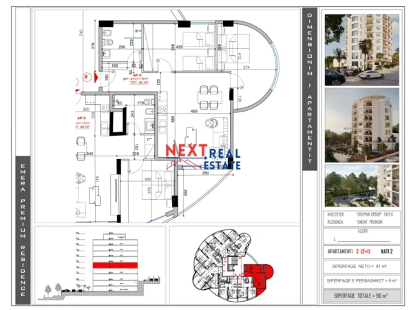 REZERVO PRONEN VETEM ME 500€! APARTAMENT 2+1 NE REZIDENCEN "EMERA"