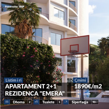 APARTAMENT 2+1 NE REZIDENCEN "EMERA"