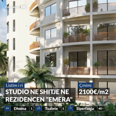 STUDIO NE SHITJE NE REZIDENCEN "EMERA"