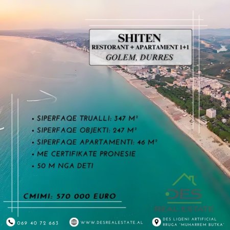 🔥 SHITEN RESTORANT + APARTAMENT 1+1