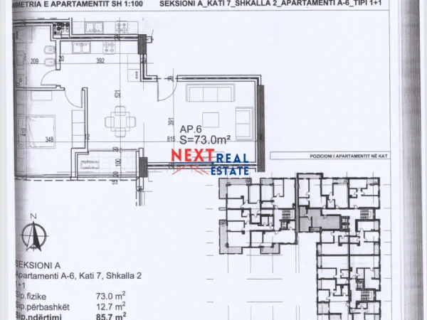 REZERVO PRONEN VETEM ME 500€! APARTAMENT 1+1 NE REZIDENCEN “POSEIDON”, VLORE