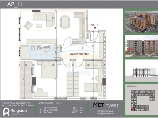 Shitet , Apartament 2+1+2 Paskuqan , Tirane