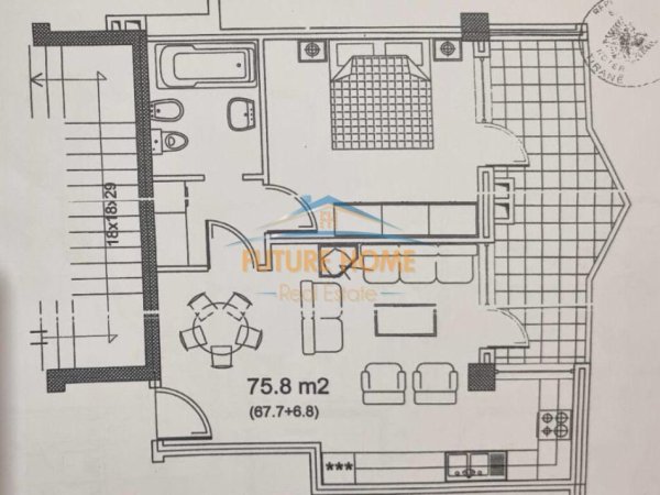 Shitet, Apartament 1+1, Rruga Kavajes,Ish Parku Autobuzave