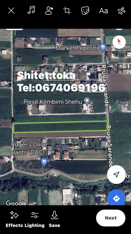 Toke ne shitje