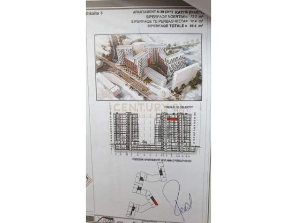 Japim me qira 2+1 te Kompleksi Arlis, 86 m² 400 Euro (Rruga e Dibres)