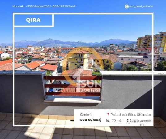 JEPET ME QIRA APARTAMENT 1+1 QENDER, SHKODER