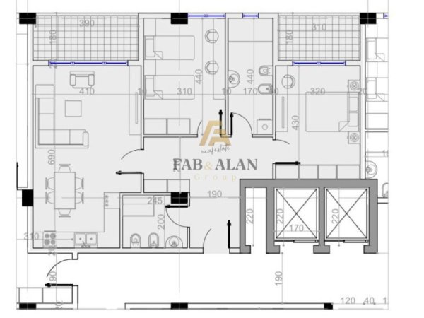 OFROJME APARTAMENTE 2+1+2 PER SHITJE NE FUND TE BULEVARDIT TE RI NE PASKUQAN!