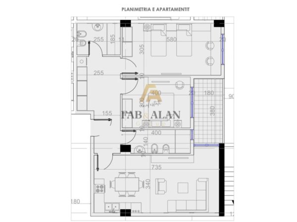 OFROJME APARTAMENTE 2+1+2 PER SHITJE NE FUND TE BULEVARDIT TE RI NE PASKUQAN!