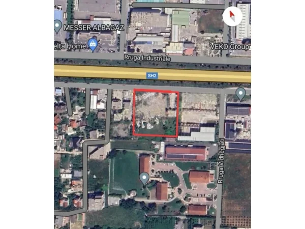 Tokë për Shitje në vijë të parë në Autostradën Tiranë - Durrës, 4.517.100 EURO