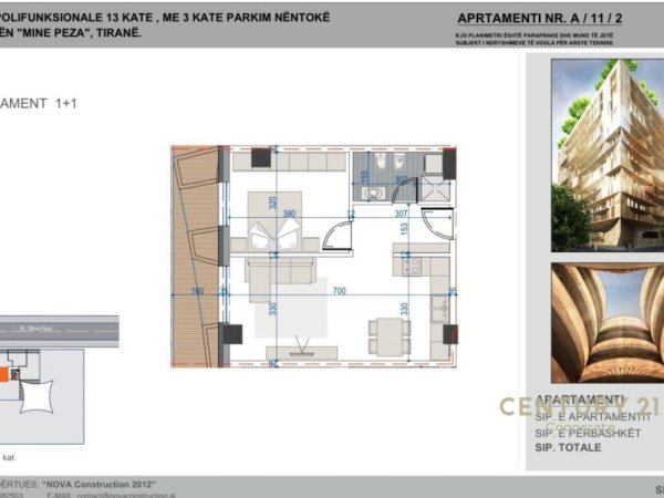 SHESIM APARTAMENT 1+1 TEK REZIDENCA MINE PEZA.