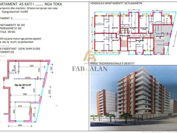 APARTAMENT 2+1 PER SHITJE NE TRANSBALLKANIKE VLORE!