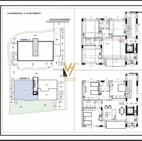 SHITET APARTAMENT 3+1+2+BLK TE KOMPLEKSI ALTEA , SAUKU 452.200 EURO