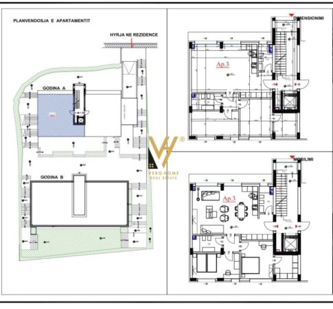 SHITET APARTAMENT 2+1+2+BLK TE KOMPLEKSI ALTEA , SAUKU 359.800 EURO