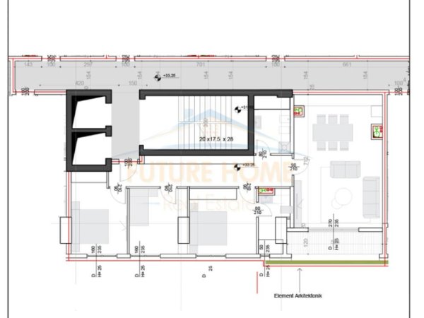 Shitet,Apartament 3+1+2,Rruga e Kavajes PRO+40052