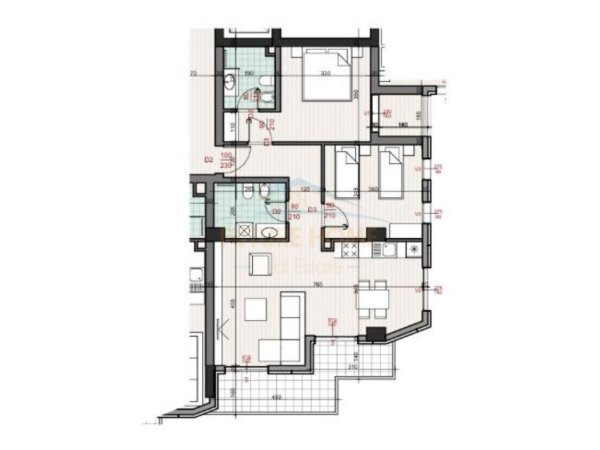 Shitet, Apartament 2+1+2, Don Bosco, Tirane PRM39483