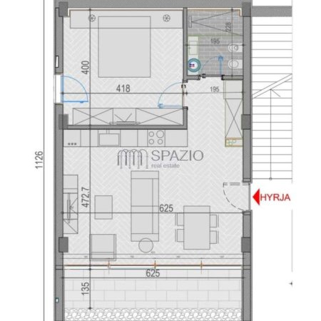 Dhermi, shitet apartament 1+1+BLK 75 m² 305.000 Euro
