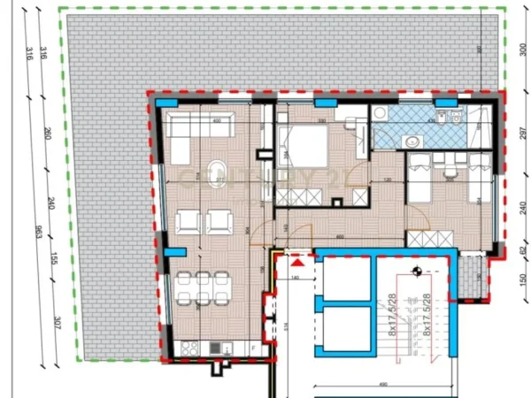 FUSHA E AVIACIONIT, APARTAMENT 2+1 PER SHITJE