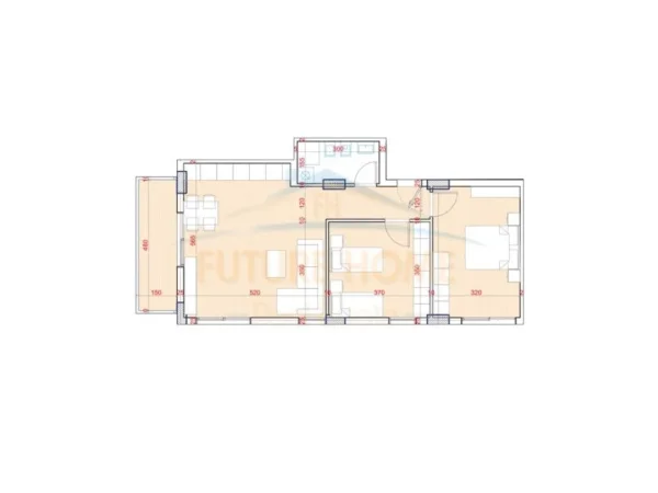 Tirane, shitet apartament 2+1+Ballkon, Kati 2, 97 m2 130000€ (Bulevardi migjeni)