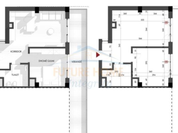 Tirane, shitet apartament 1+1, Kati 5, 68 m² 128,000 € (Tregu Elektrik)
