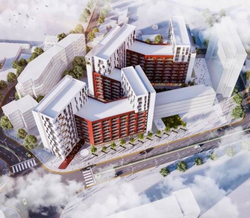 Tirane, shitet apartament 2+1+BLK Kati 6, 105 m² 1.200 Euro/m2 (Rruga e dibres)