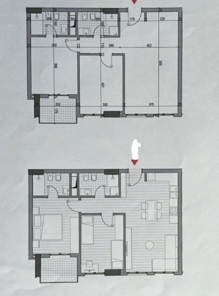 Tirane, shes apartament 2+1+Ballkon, Kati 4, 89 m² 121,900 € (RRuga 5 Maji)