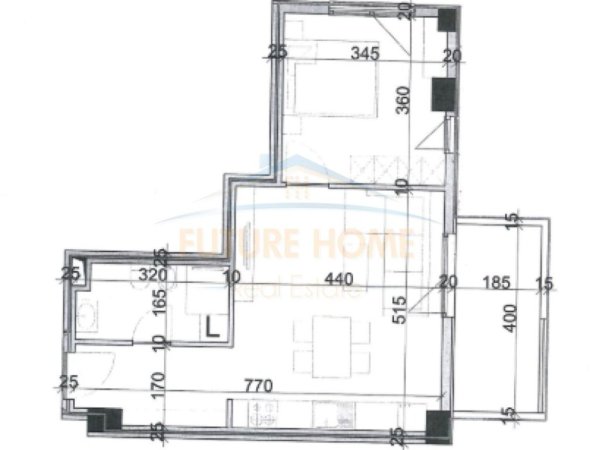 Tirane, shitet apartament 1+1, Kati 2, 71 m² 107,000 € 