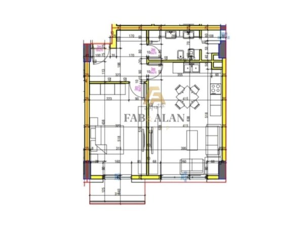 Tirane, shitet apartament 1+1, Kati 4, 81 m² (Astir)