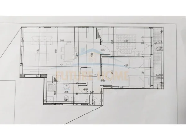 Tirane, shitet apartament 2+1, Kati 7, 89 m² 155,000 € (SHKOLLA E KUQE)