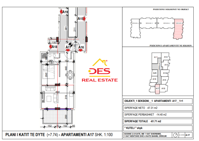 Vlore, shitet apartament 2+1+Ballkon, Kati 2, 89 m² (Orikum)